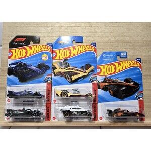 Hot Wheels Lot Of Track Aces Series 5 pcs. Formula One
